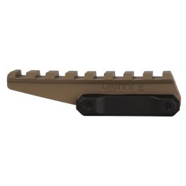 PTS Unity Tactical FAST Optic Riser (20mm Rail, Polymer, DE)