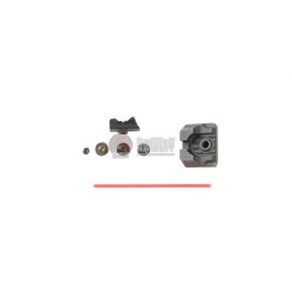 PTS ZEV Front Sight & Rear Sight for Tokyo Marui Model 17 GBB - Black