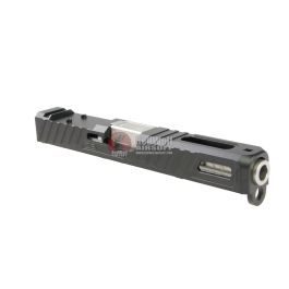 PTS ZEV OMEN Slide Kit for Tokyo Marui G17 GBB Pistol (Leupold DP-PRO Cut) - Black