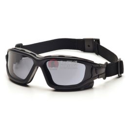 Pyramex I-Force Slim Safety Goggle Gray Dual Anti-Fog Lens with Black Temples/Strap