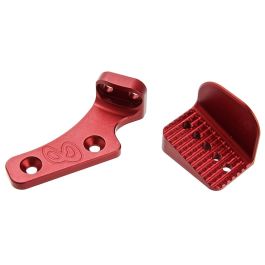 Revanchist Airsoft Tokyo Marui Hi Capa GBB Adjustable Thumb Rest (INF Style) - Red
