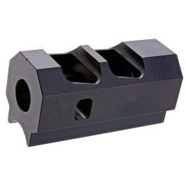 Revanchist Airsoft Tokyo Marui Hi Capa GBB Compensator (INF Style, 14mm CCW) - Black