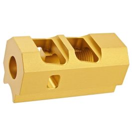 Revanchist Airsoft Tokyo Marui Hi Capa GBB Compensator (INF Style, 14mm CCW) - Gold
