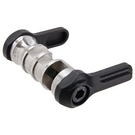 Revanchist Airsoft VFC M4 GBBR Ambi Selector (Stainless Steel, Type B, Black)