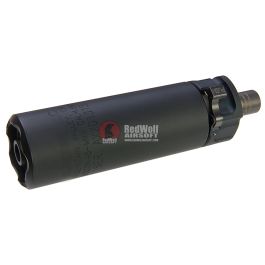 RGW SF SOCOM46 Mini Dummy Silencer for Umarex (VFC / KWA) MP7 GBB / VFC MP7 AEG (12mm CW) - BK