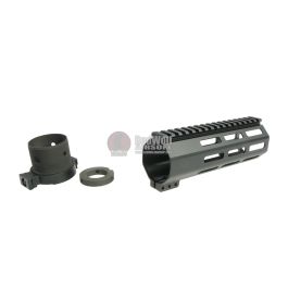 RGW M4 QD Takedown System MLOK Handguard for WE /VFC M4/ AR15 GBBR - Black (7 inch)