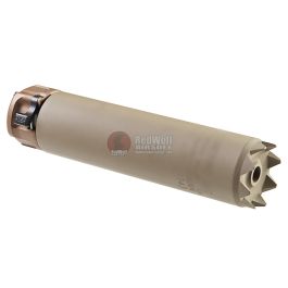 RGW SOCOM556 RC1 Monster Suppressor with 14mm CCW SF Muzzle Brake - FDE