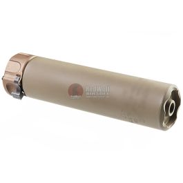 RGW SOCOM556 RC2 Suppressor with 14mm CCW SF Muzzle Brake - FDE