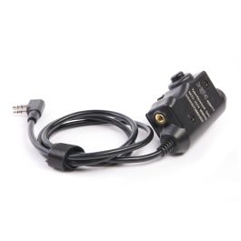 Roger Tech 409 Tactical PTT - Kenwood Version for all NATO Standard Headset with Nexus TP-120