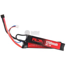 RWA 7.4V 1200mAh (20C) LiPo Rechargeable Twin Pack 2 Cells Battery (Mini Deans)