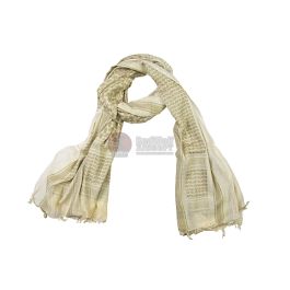 SilverBack Cotton Arab Shemagh Scarf XXL (Beige & Tan)