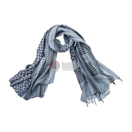 SilverBack Cotton Arab Shemagh Scarf XXL (Blue Grey & Black)