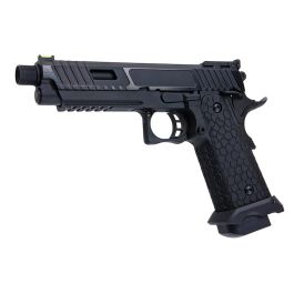 SRC Baba Yaga Hi Capa 5.1 CO2 GBB Airsoft Pistol w/ Threaded Barrel - Black