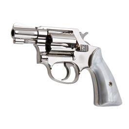 Tanaka S&W M36 2 inch Square Butt Travis Model - Nickel Finish Model Gun