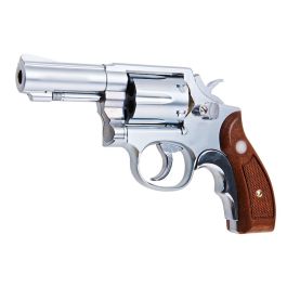 Tanaka S&W M65 .357 Magnum 3 inch Stainless Finish Version. 3 Model Gun (w/ Grip Adatper Silver)