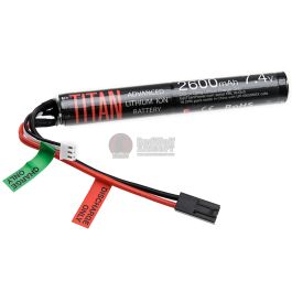 Titan Power 7.4v 2600mah Stick Tamiya Lithium Ion Battery