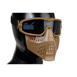 TMC Impact-Rated Goggle w/ Airsoft Mask (Coyote Brown)