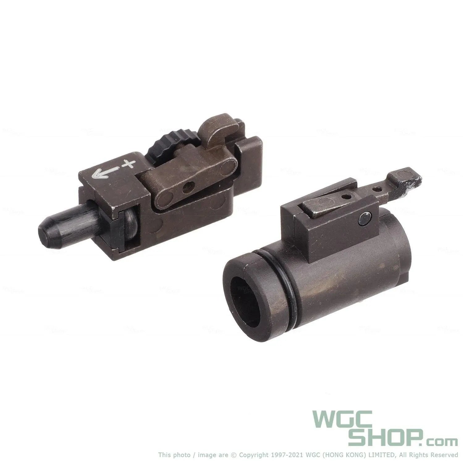 GUNS MODIFY Zinc Alloy Hop-Up Base and Adjuster Set for TM / GM / HA MWS GBB Airsoft