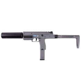 Vorsk VMP-1 GBB SMG with 2 Magazines & Suppressor - Grey