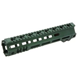 Z-Parts MK4 Rail (Aluminum, 10 inch with Barrel Nut) for VFC M4 GBBR Airsoft - OD Green