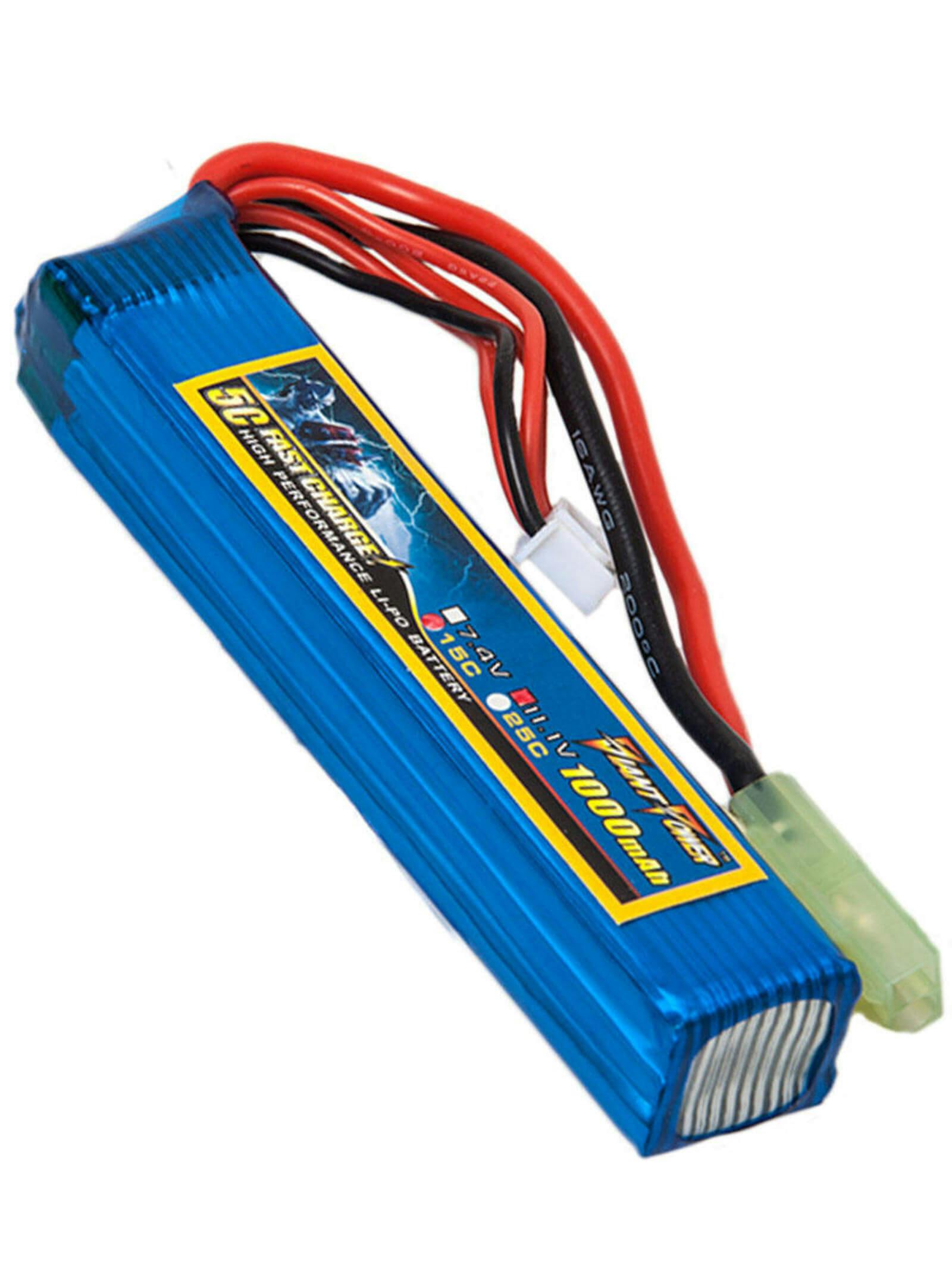 Giant Power 11.1V 1000mAh 15C LiPo Stick Battery (Mini Tamiya)