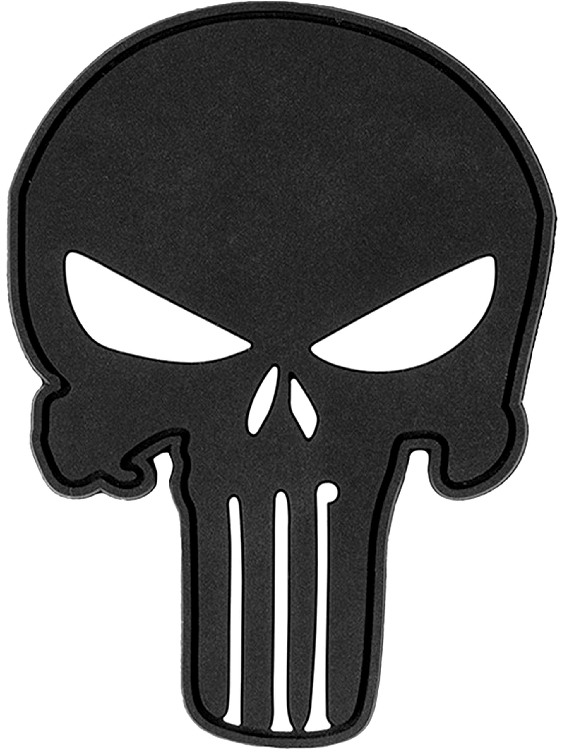 101 Inc. Black Punisher 3D PVC Patch