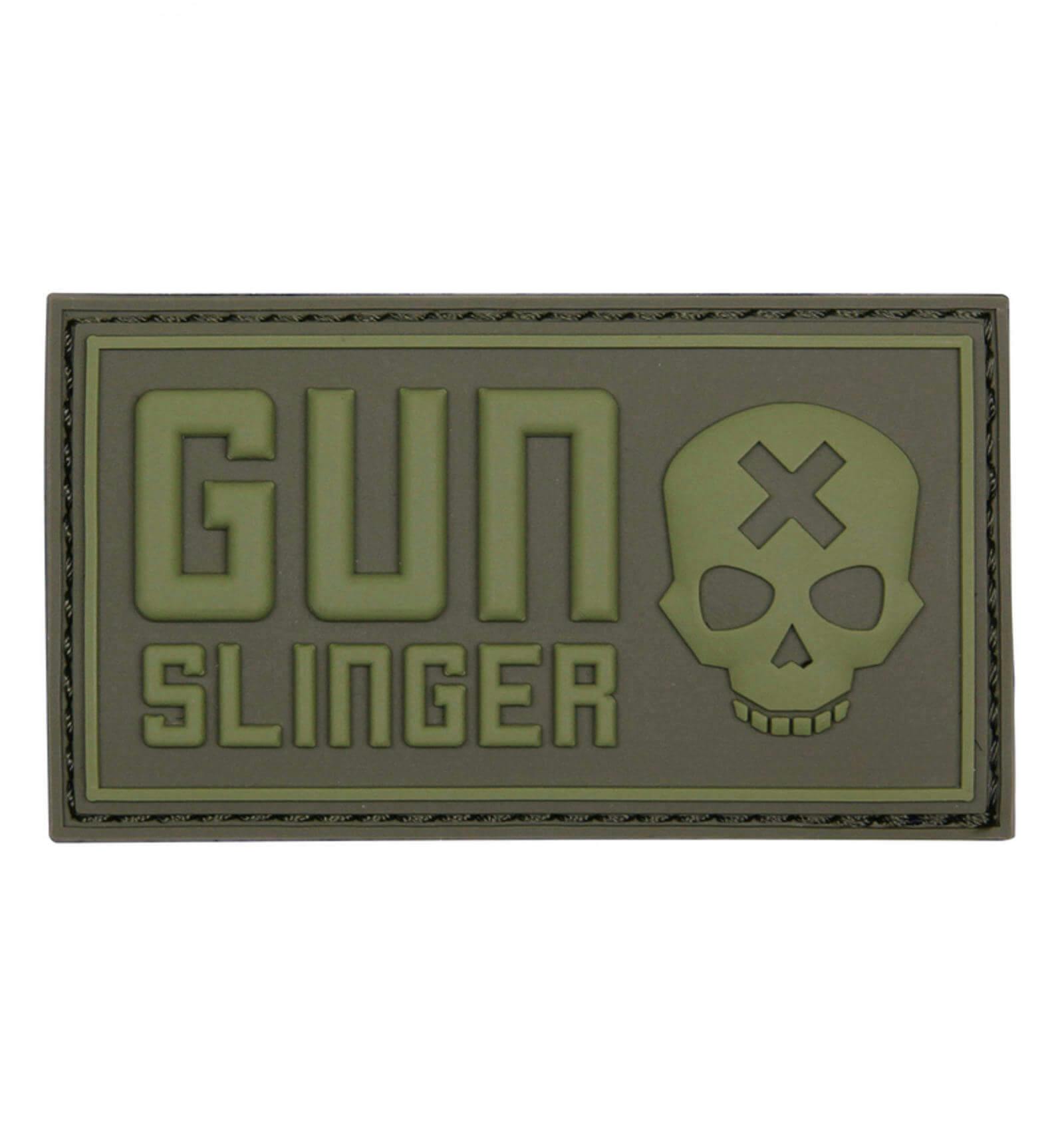 101 Inc. Gunslinger Skull 3D PVC Patch