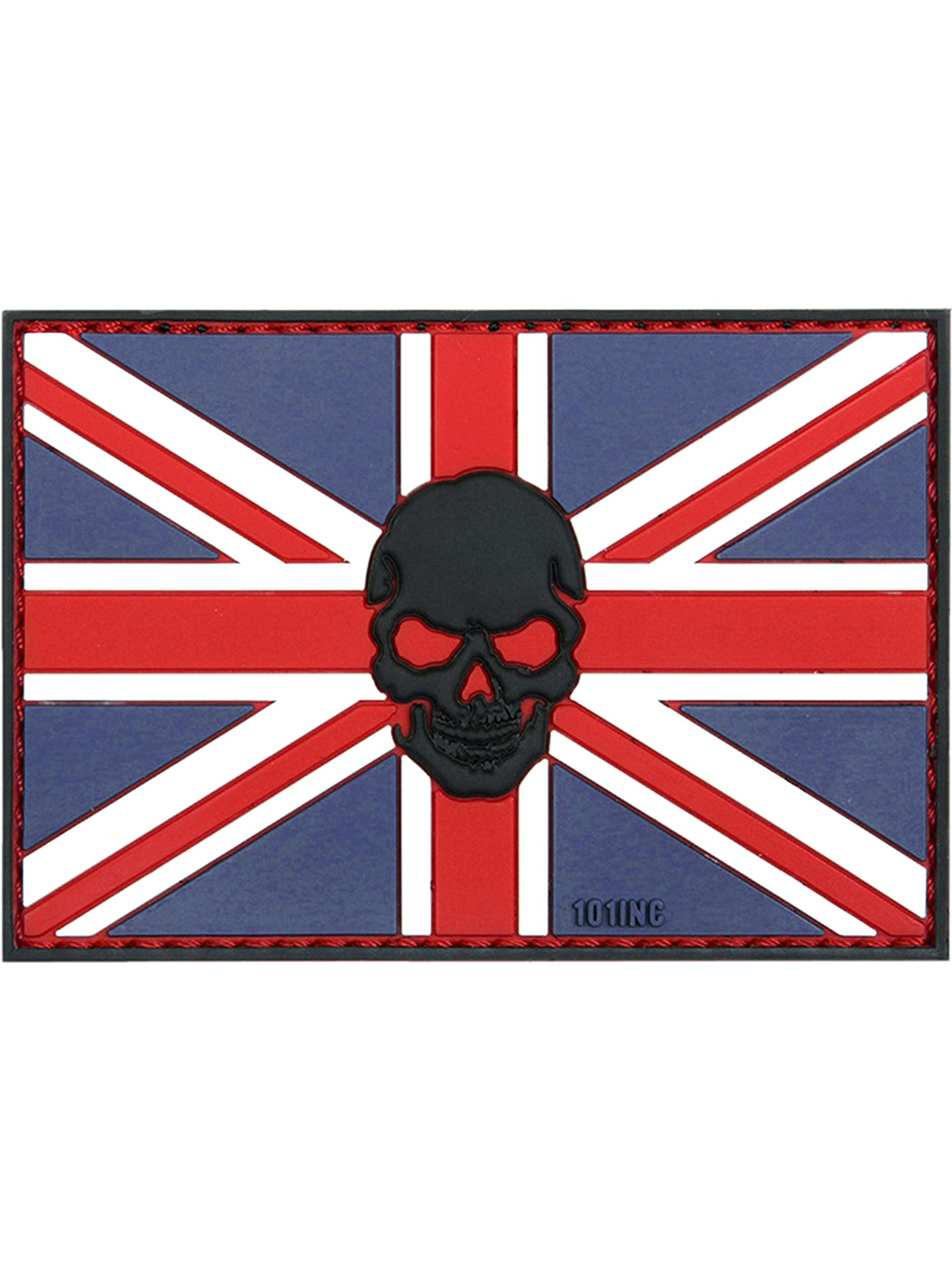 101 Inc. United Kingdom 3D PVC Patch; Skull