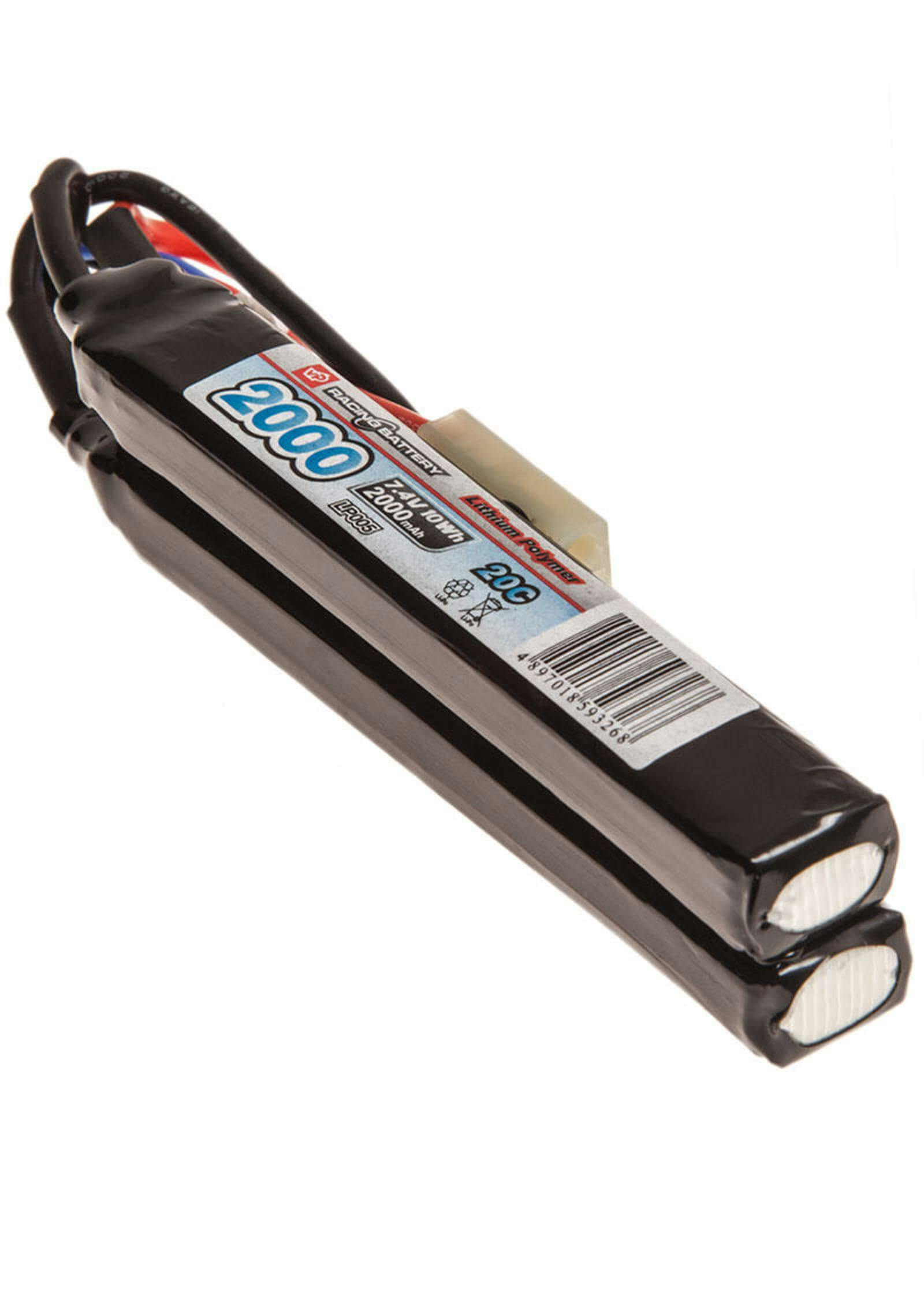 VP Racing 7.4v 2000mAh 20C LiPo Crane Stock Battery (Mini Tamiya)