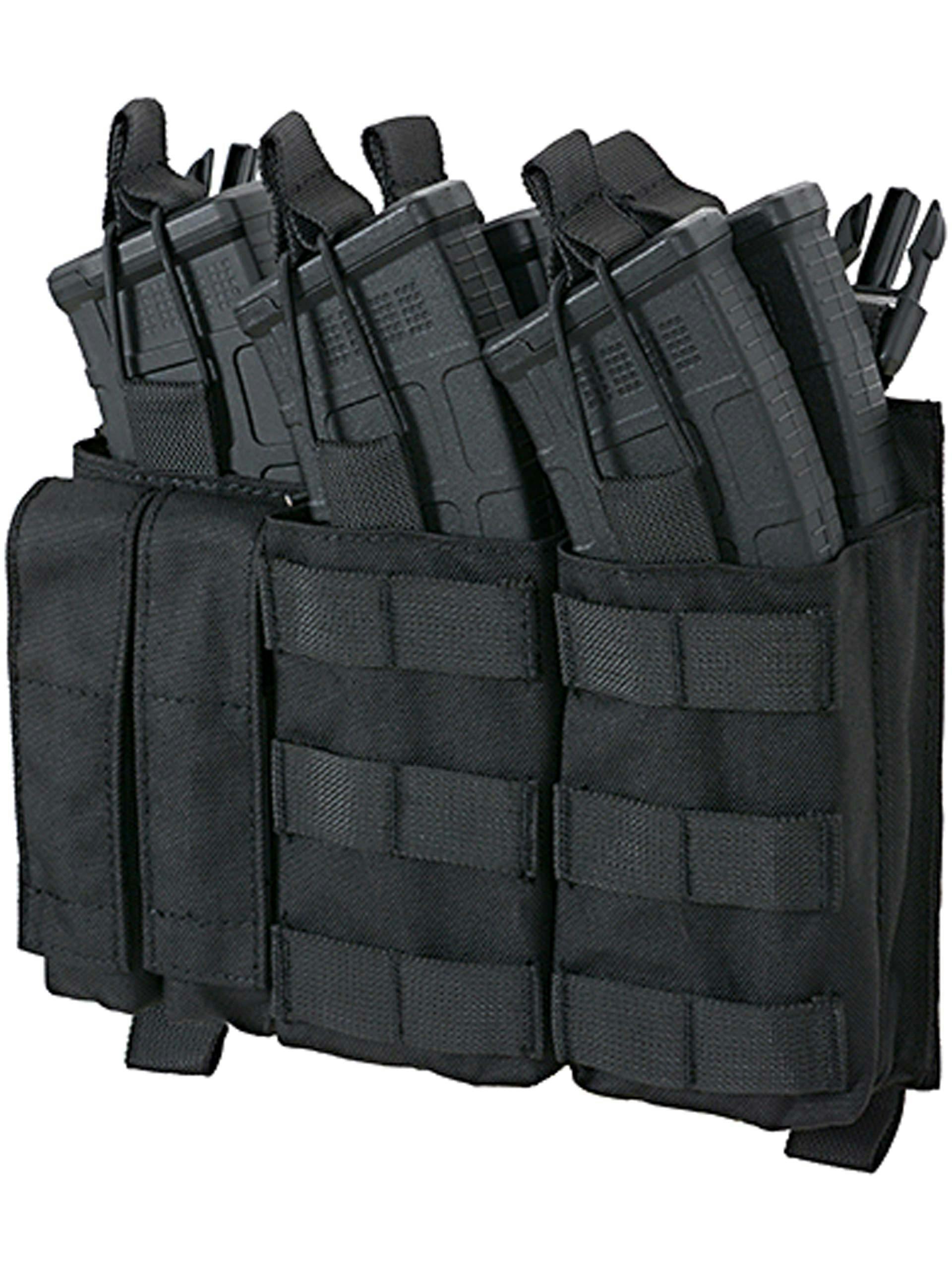 8Fields Tactical Buckle Up Triple AK/Pistol Magazine Pouch Panel