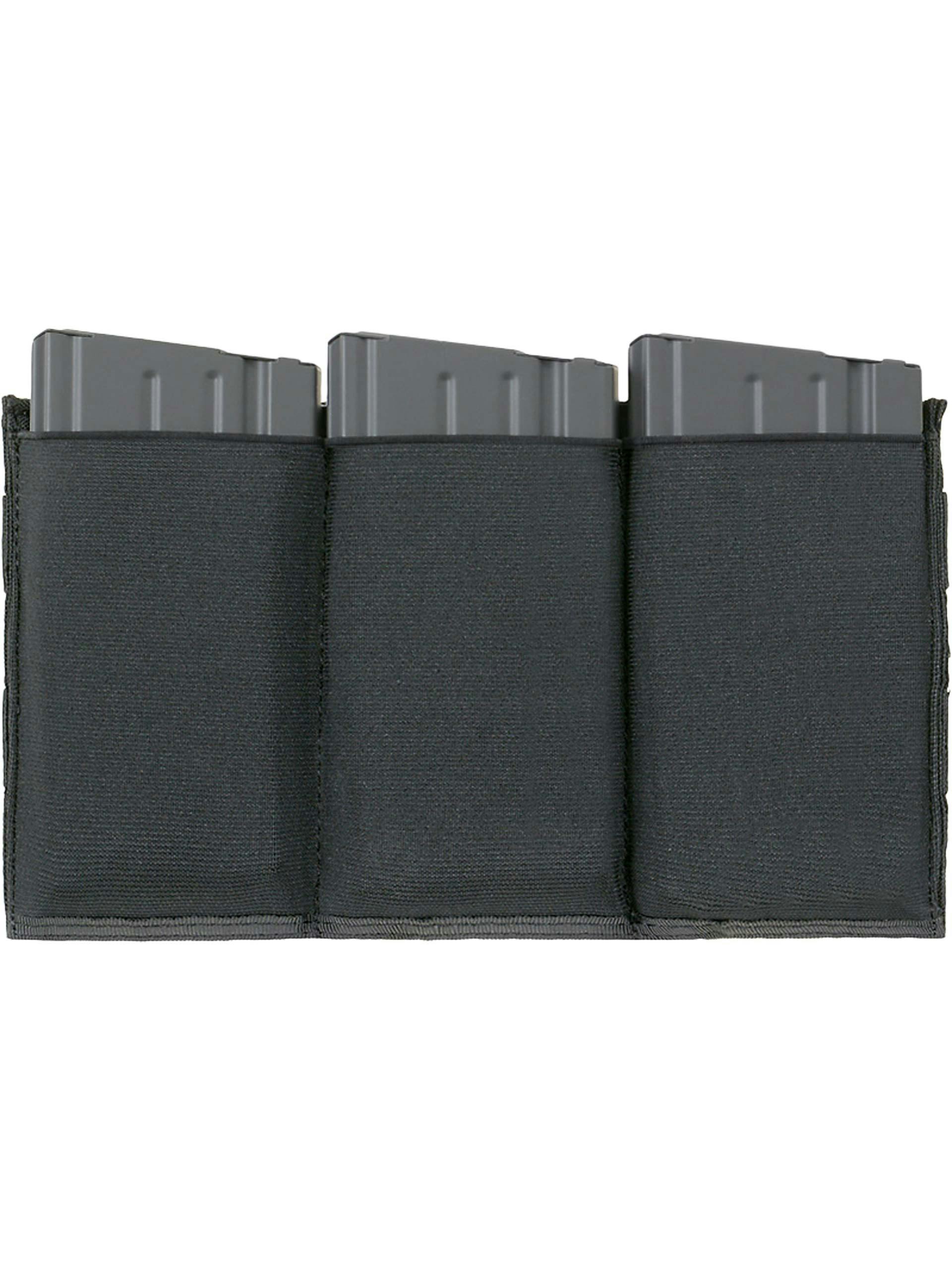 8Fields Tactical Elastic Triple Magazine Pouch For SR25/M14/SCAR-H/HK417