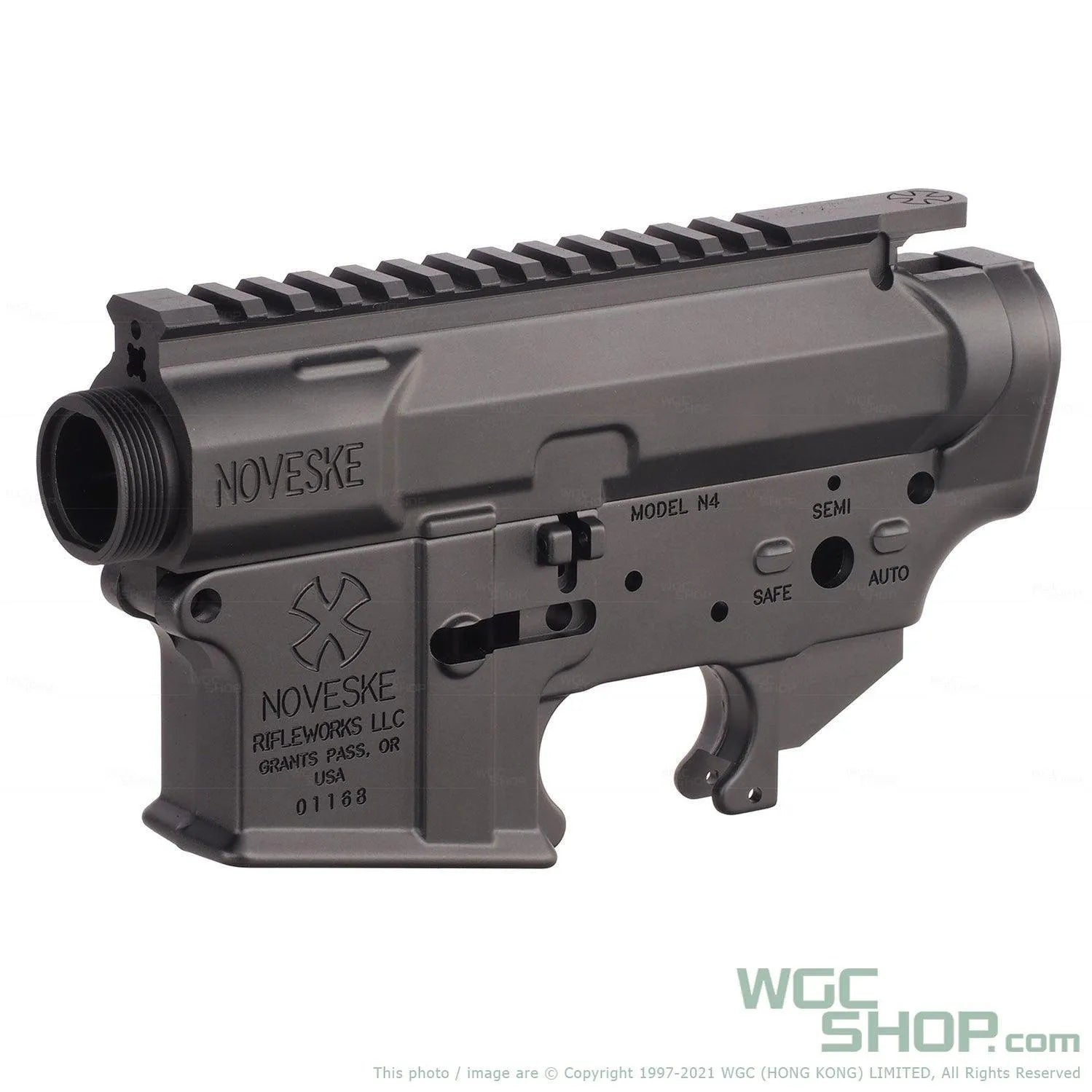 RA-TECH 7075-T6 Licensed Noveske Gen 3 Forged Receiver for GHK AR GBB Airsoft