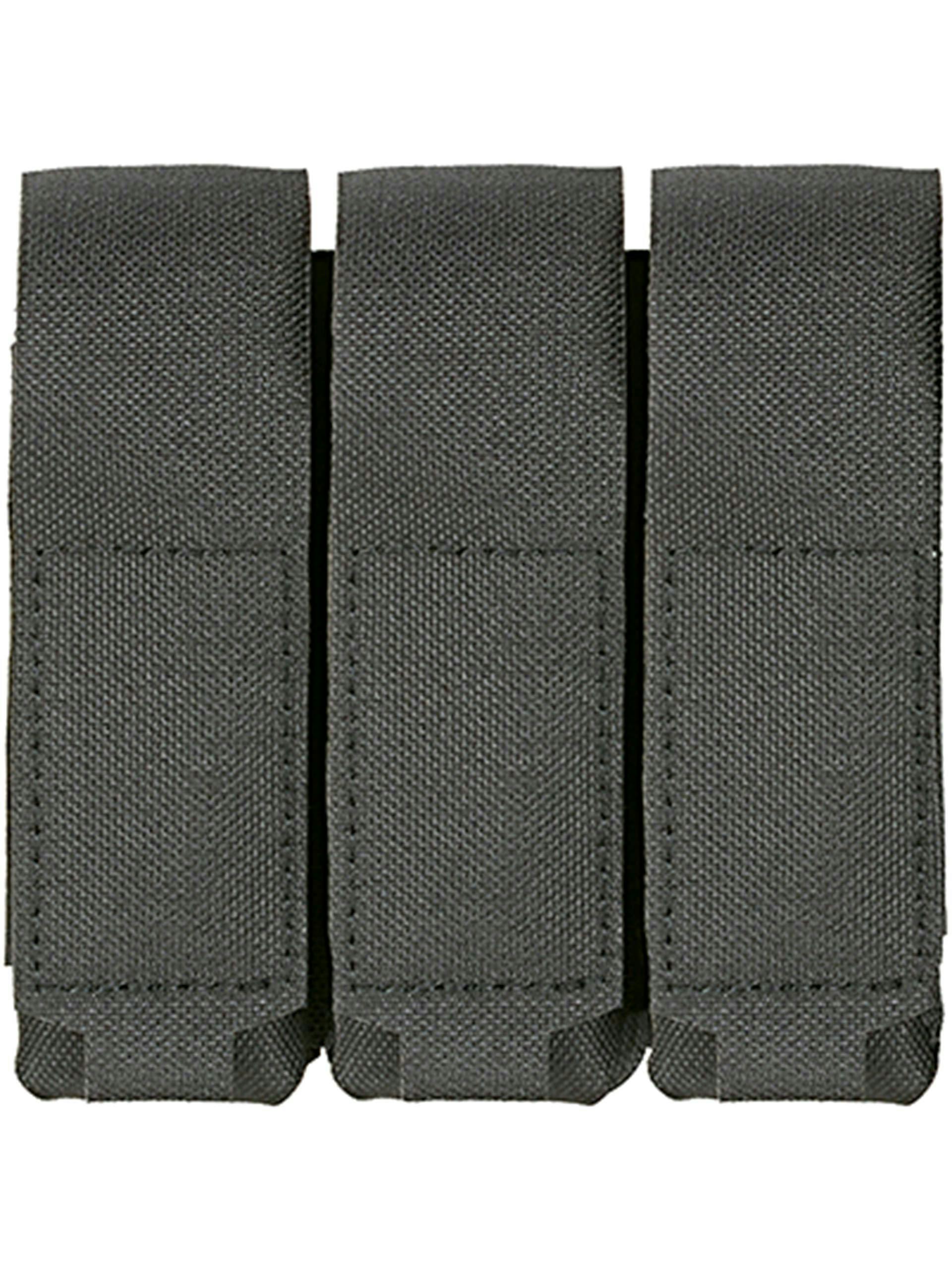 8Fields Tactical Laser-Cut MOLLE Triple Pistol Magazine Pouch