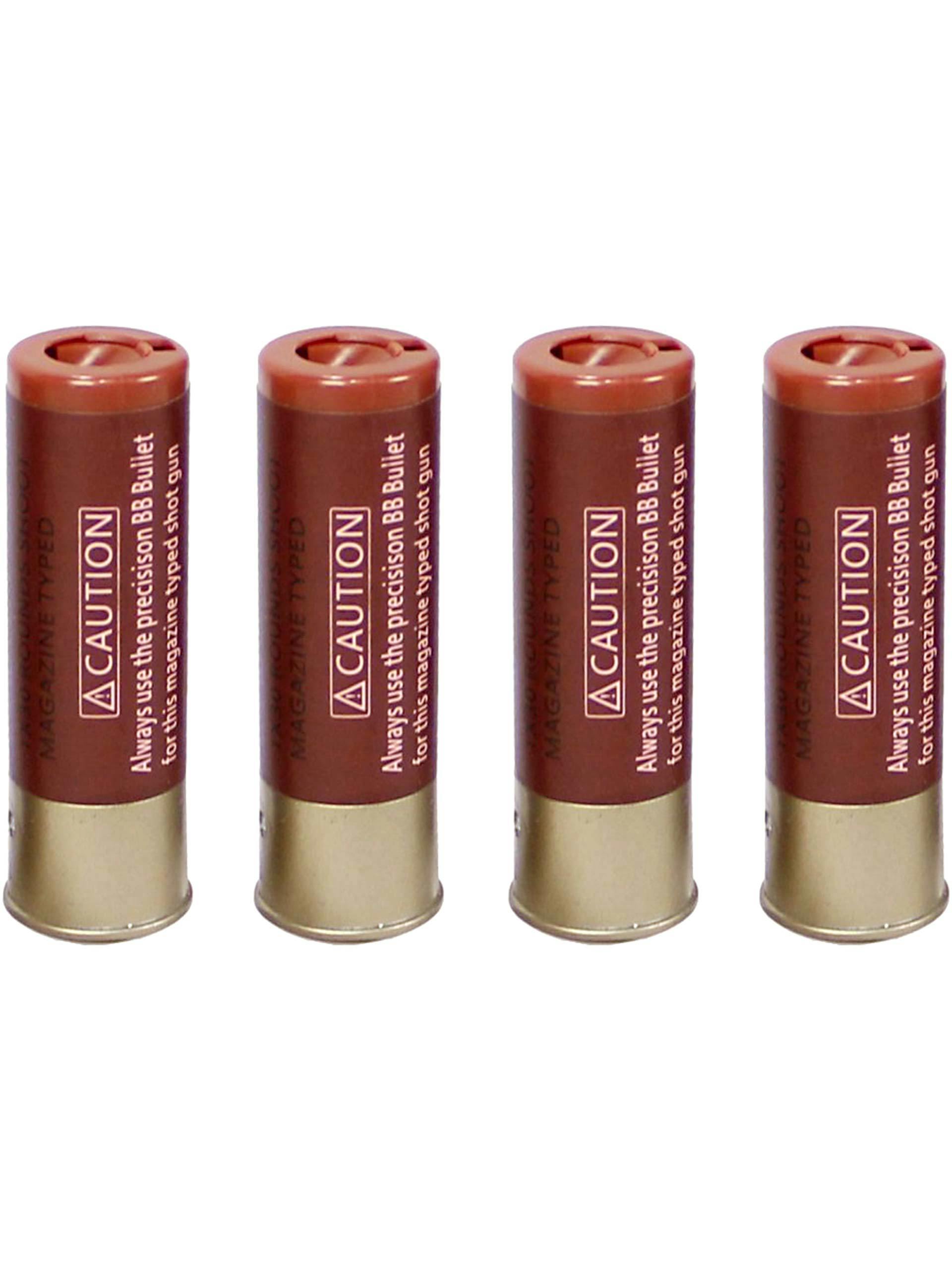 AGM 30rnd Shell Magazines for M180/M183 Spring Shotguns; 4 Pack