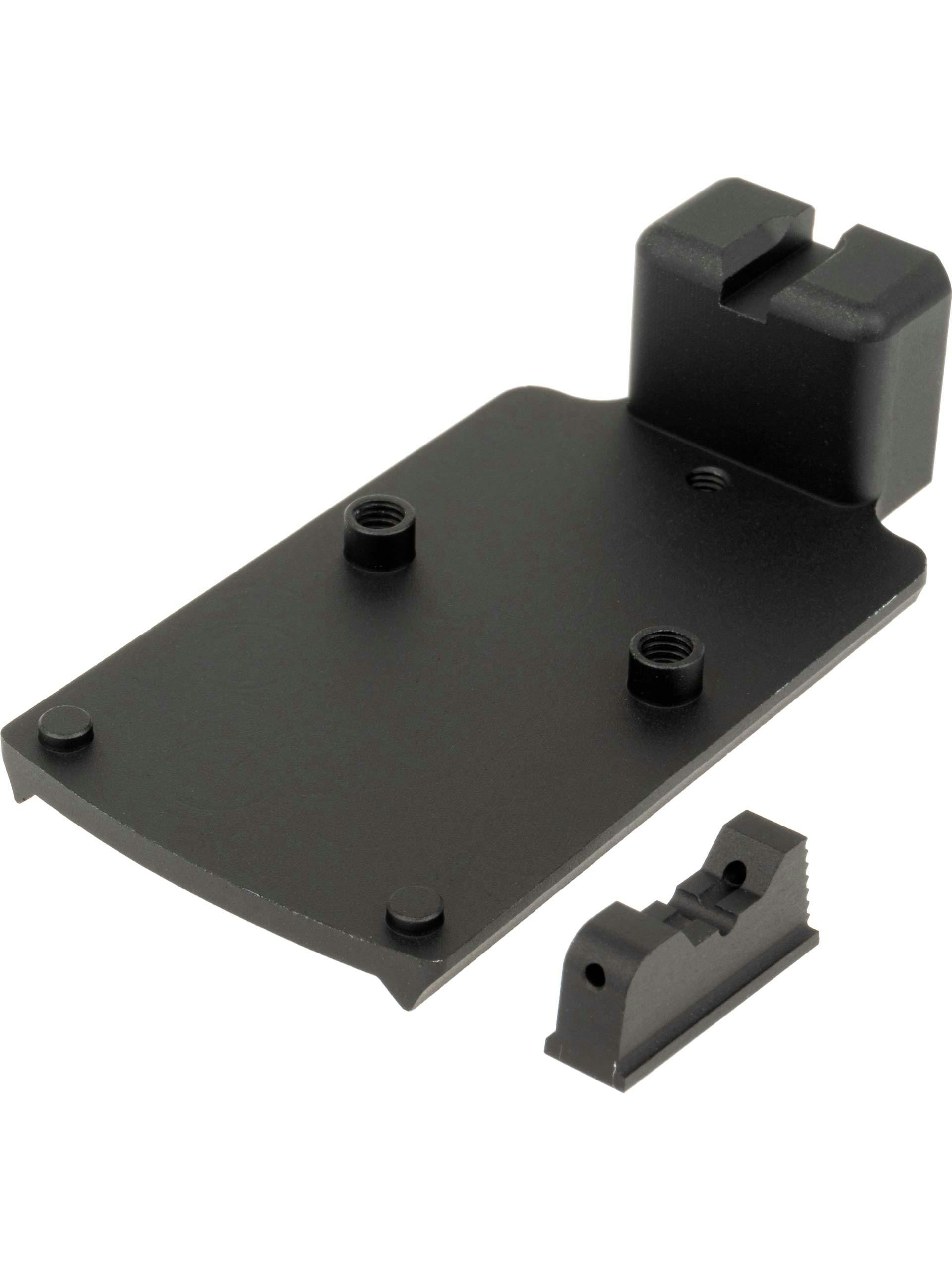Airsoft Artisan RMR Mount w/ Front & Rear Sight for WE EU17 GBB