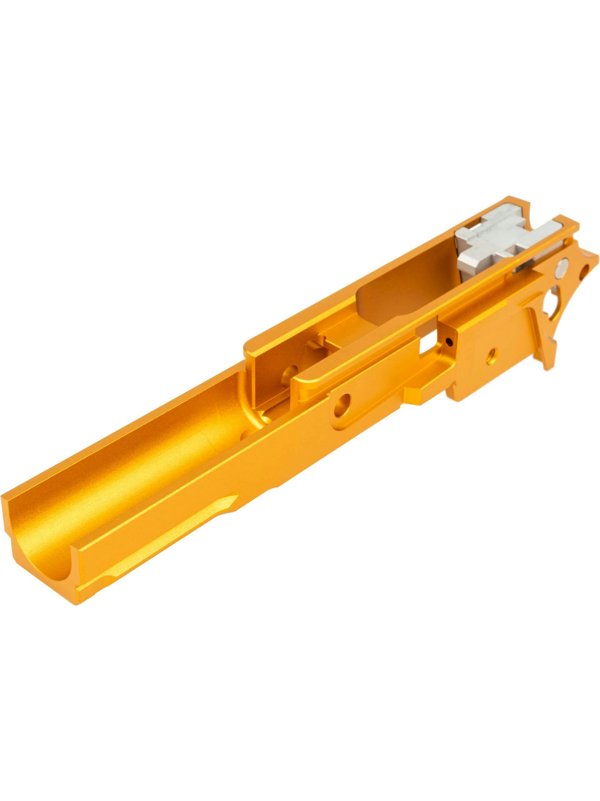 Airsoft Masterpiece CNC Aluminium Frame for TM Hi-Capa GBB Pistols; Railed