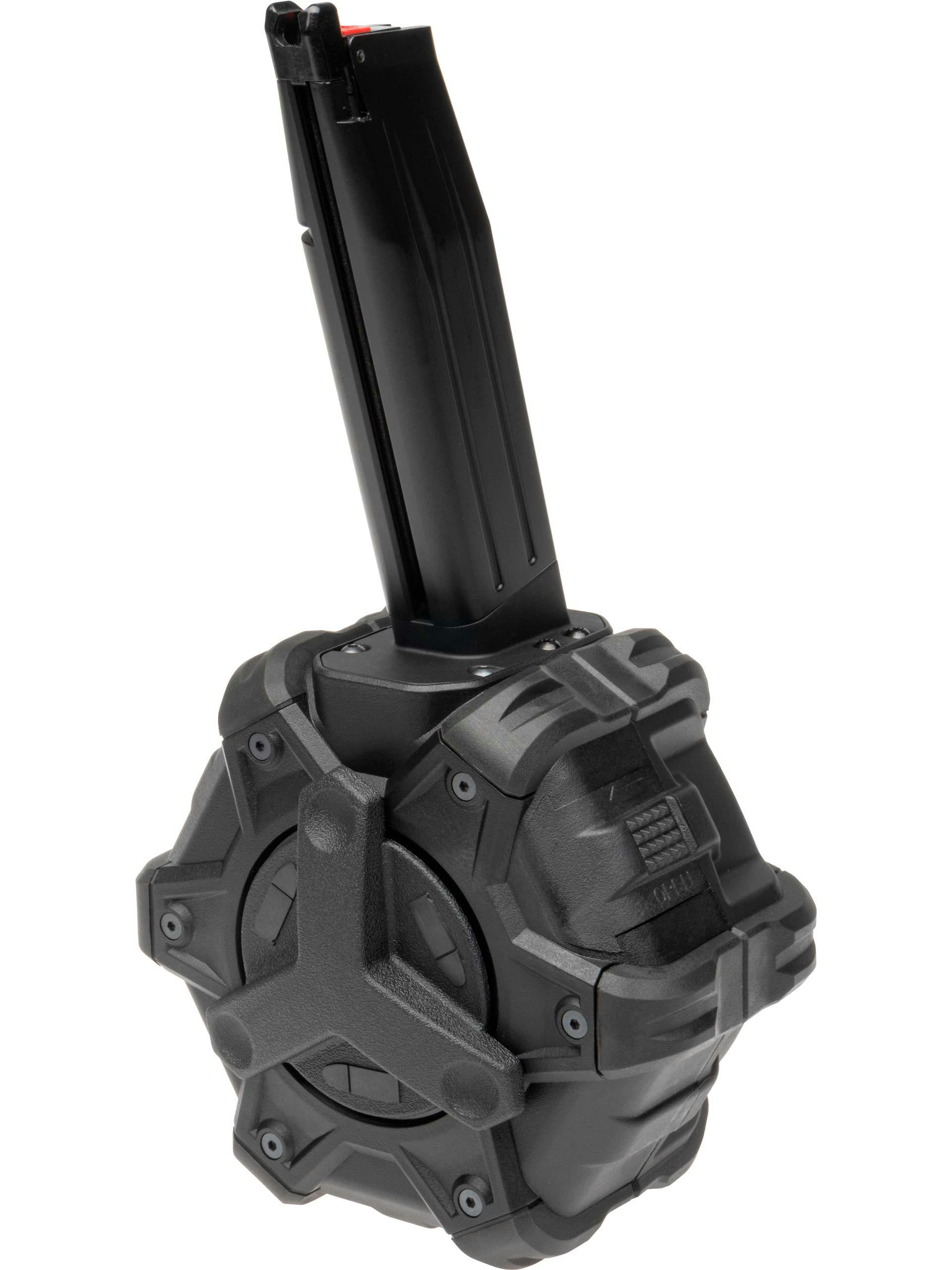Armorer Works 350rnd Custom Adaptive Drum Magazine for Hi-Capa GBB Pistols