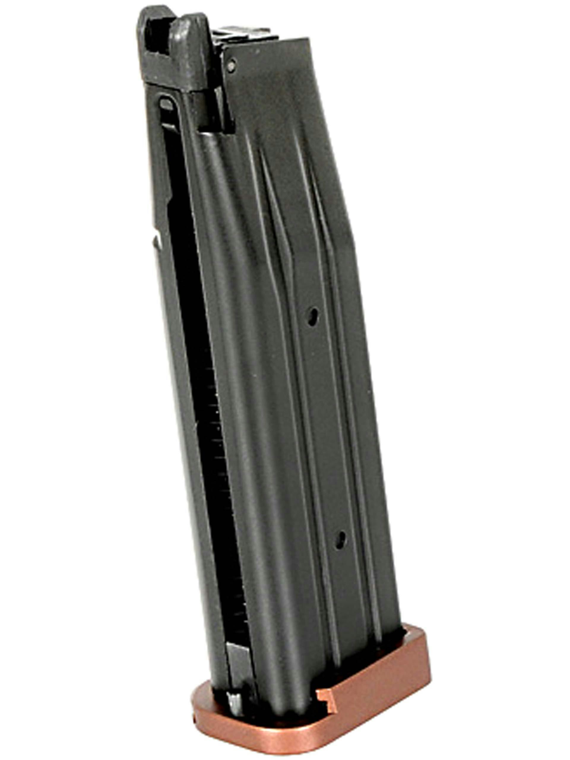 Army Armament 28rnd Magazine for TTI JW3/JW4 GBB Pistols; Sand Viper