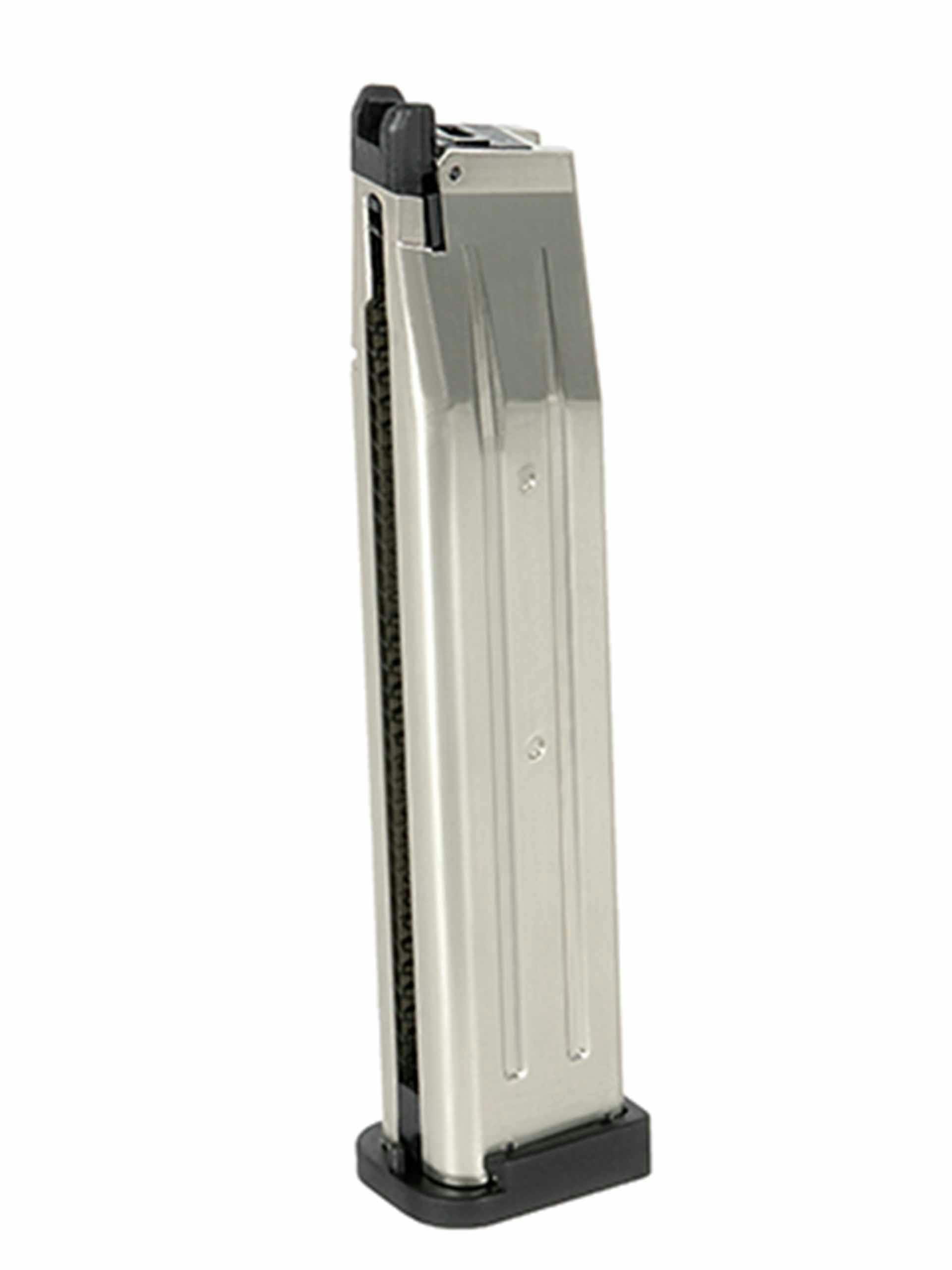 Army Armament 44rnd Extended Magazine for R501/R603/R604 GBB Pistols - Silver