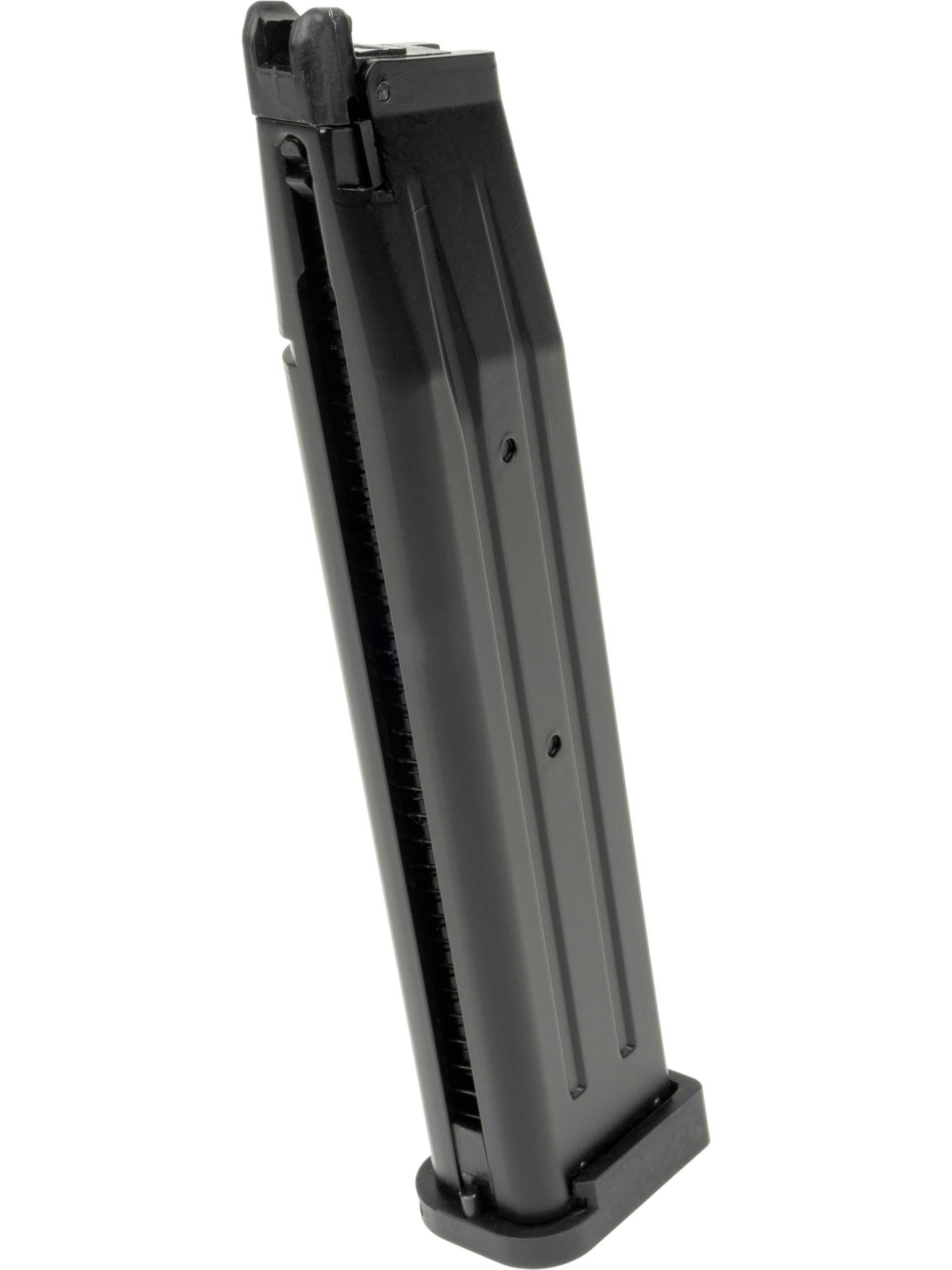 Army Armament Extended 44rnd Magazine for R501/R603/R604 GBB Pistols - black