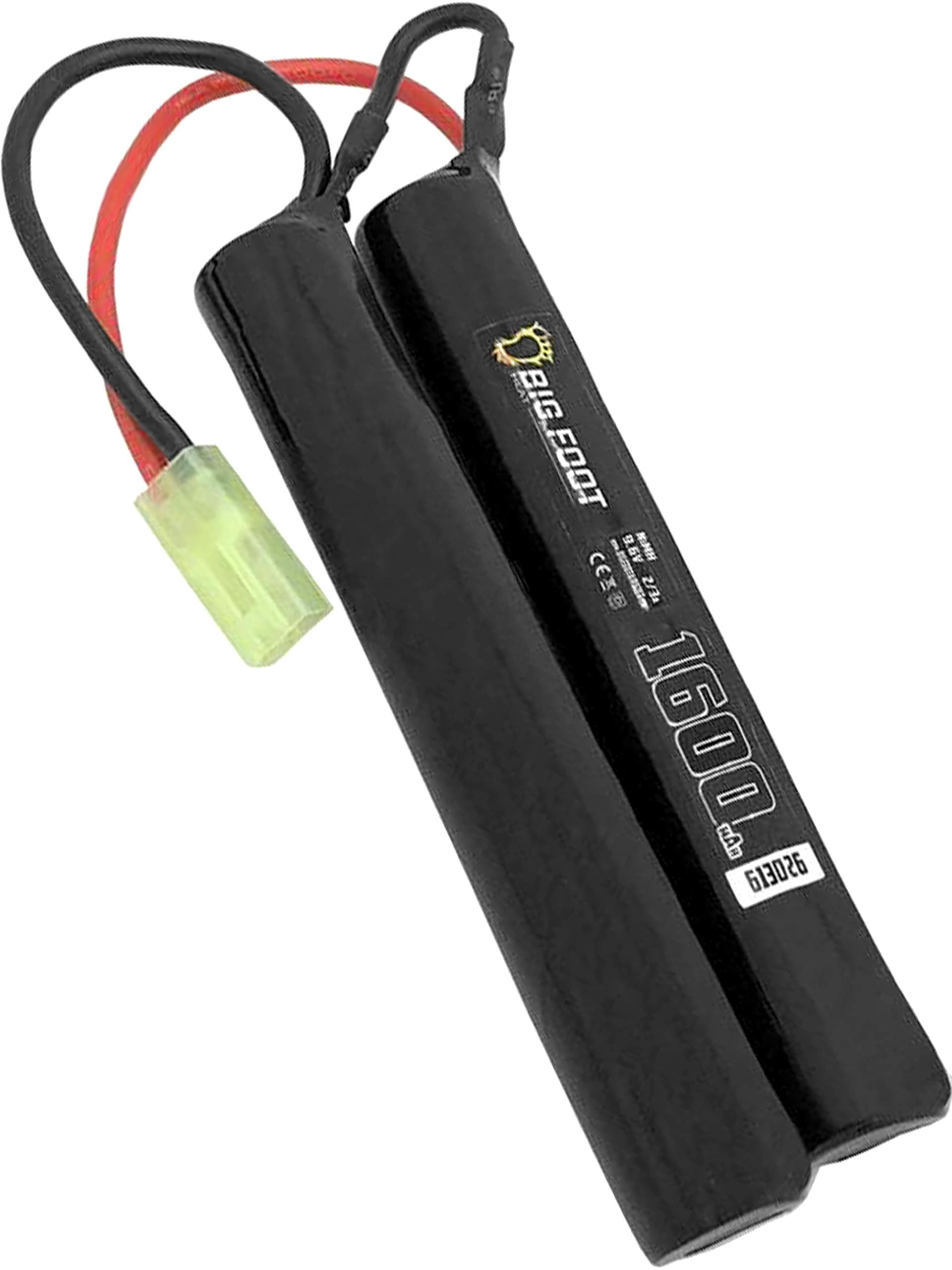 Big Foot 9.6V 1600mAh NiMH Crane Stock Battery (Mini Tamiya)