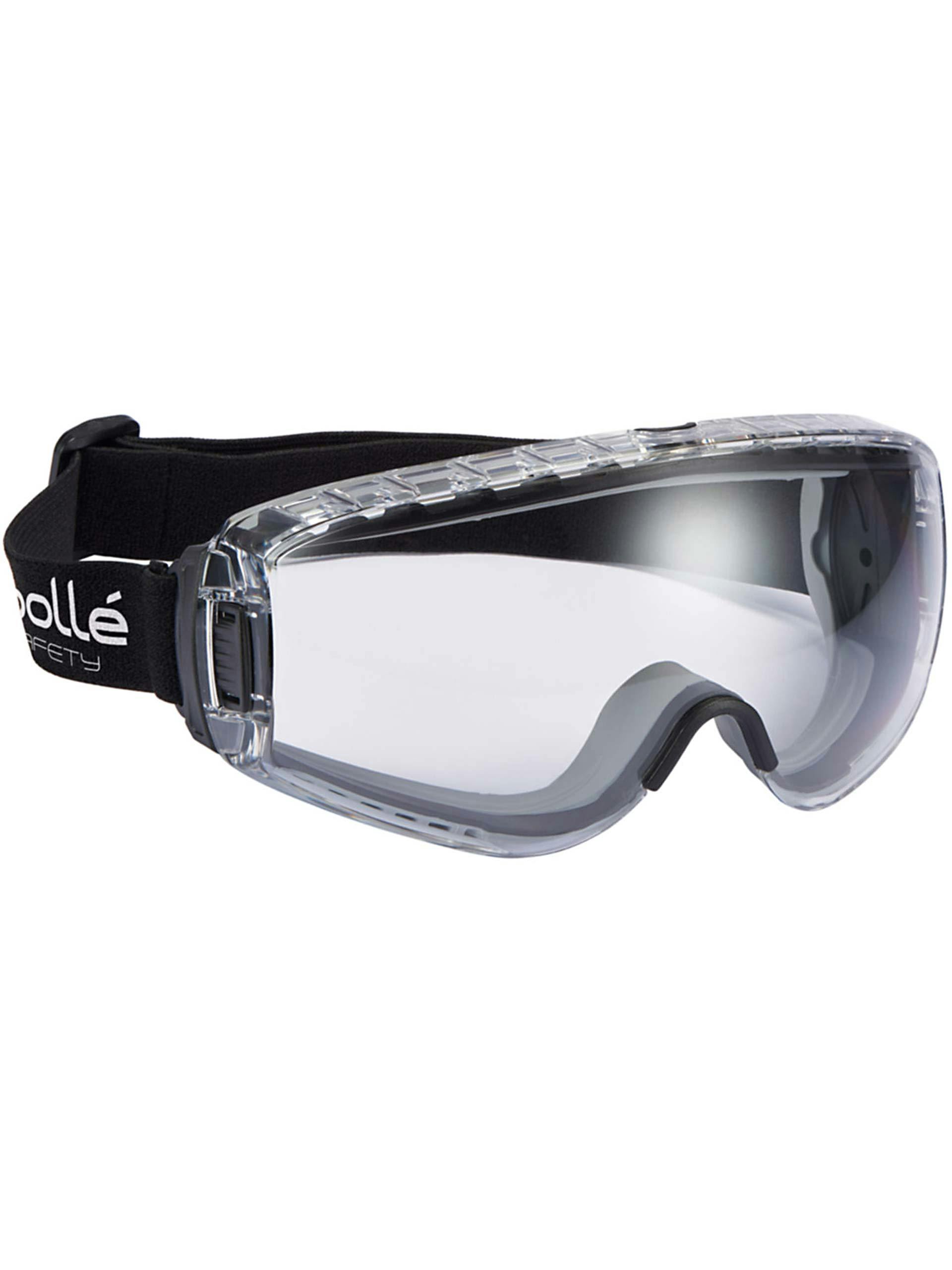 Bollé Safety Pilot II Safety Goggles - Platinum