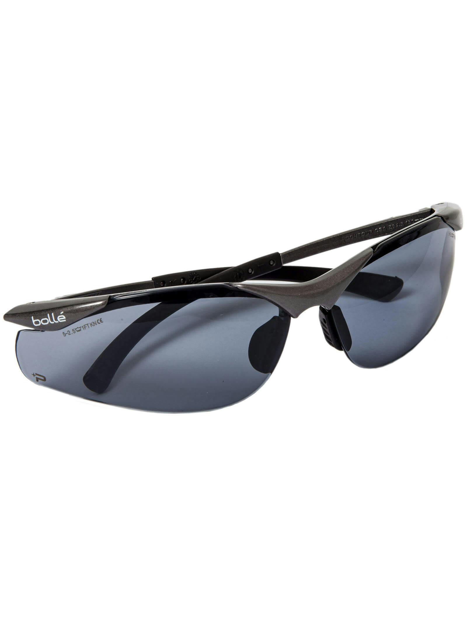 Bollé Safety Contour 2 Smoked Airsoft Safety Glasses
