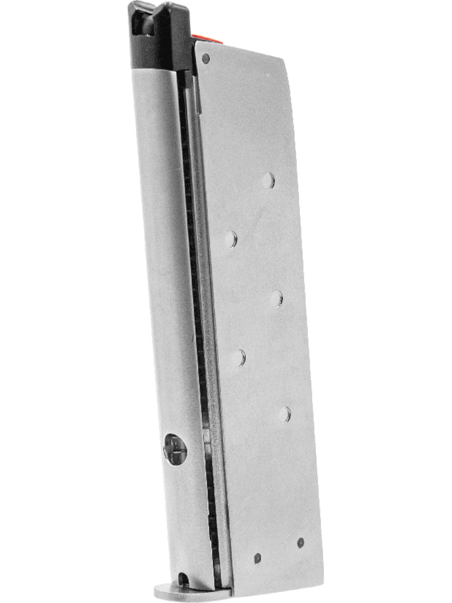 Cybergun 15rnd Silver Magazine for 1911 Colt GBB Pistols