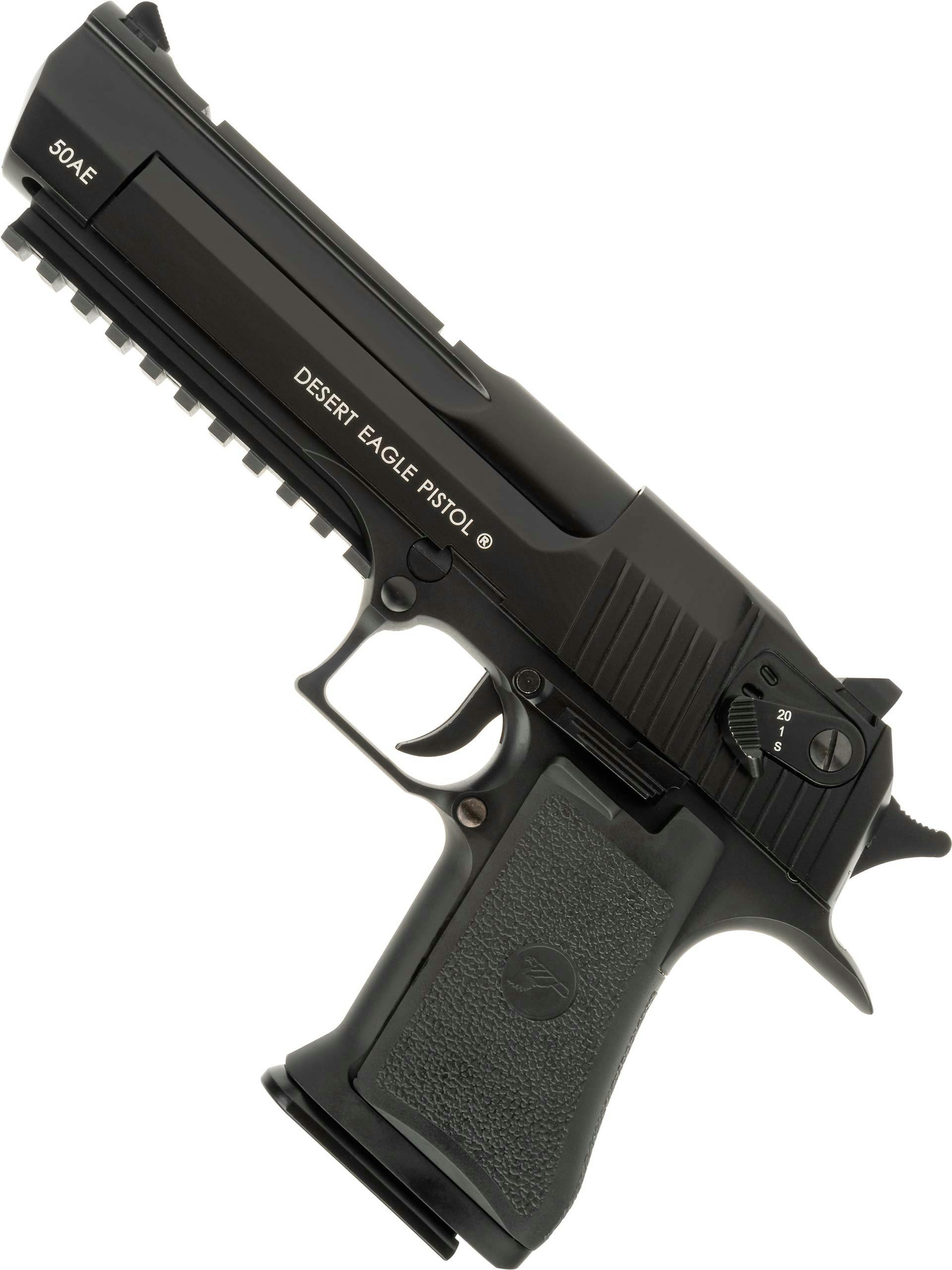 Cybergun Desert Eagle .50AE Railed CO2 GBB Pistol; FULL AUTO