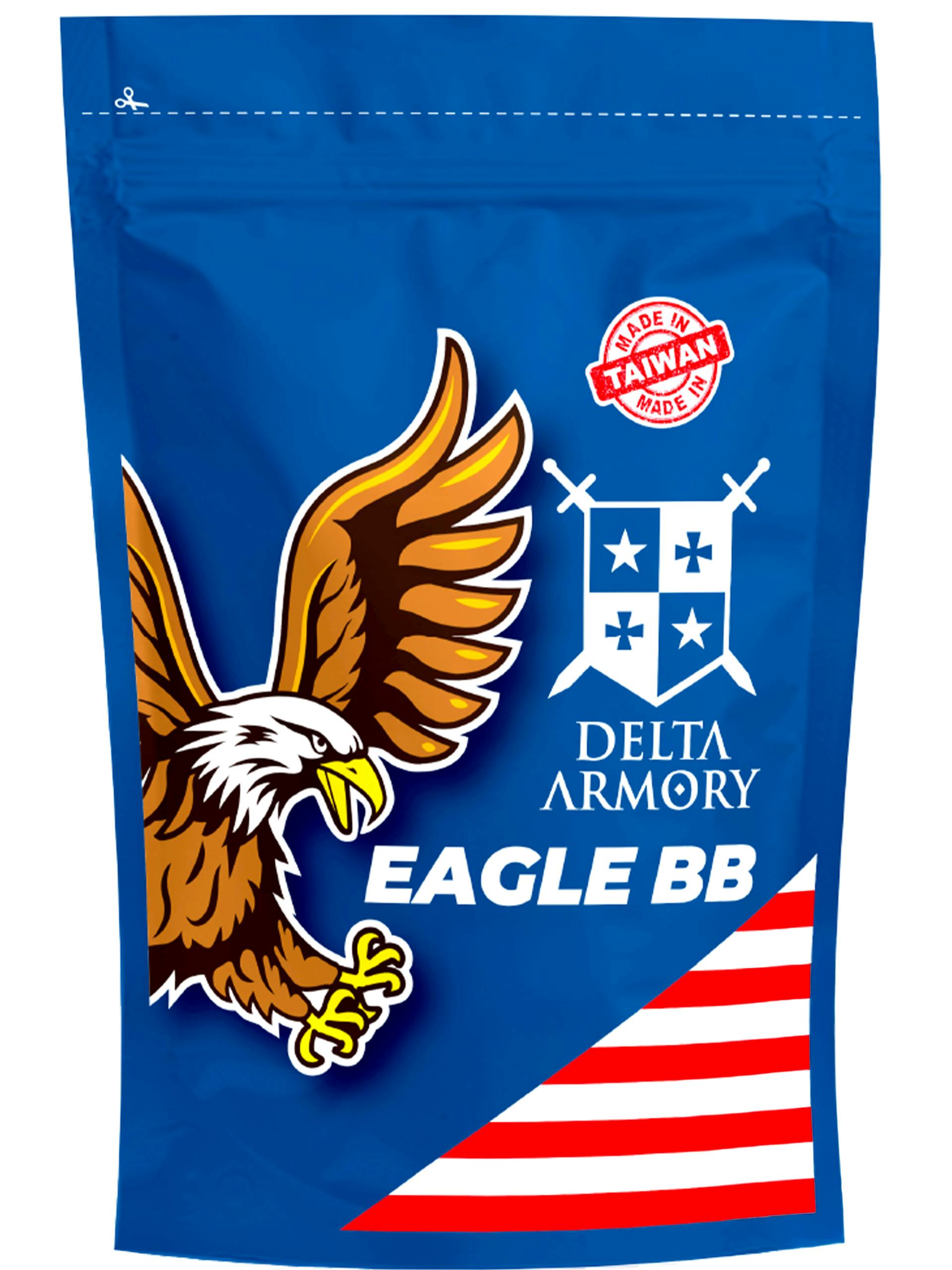 Delta Armory 0.20g Tracer BIO EAGLE BBs; 1KG Bag
