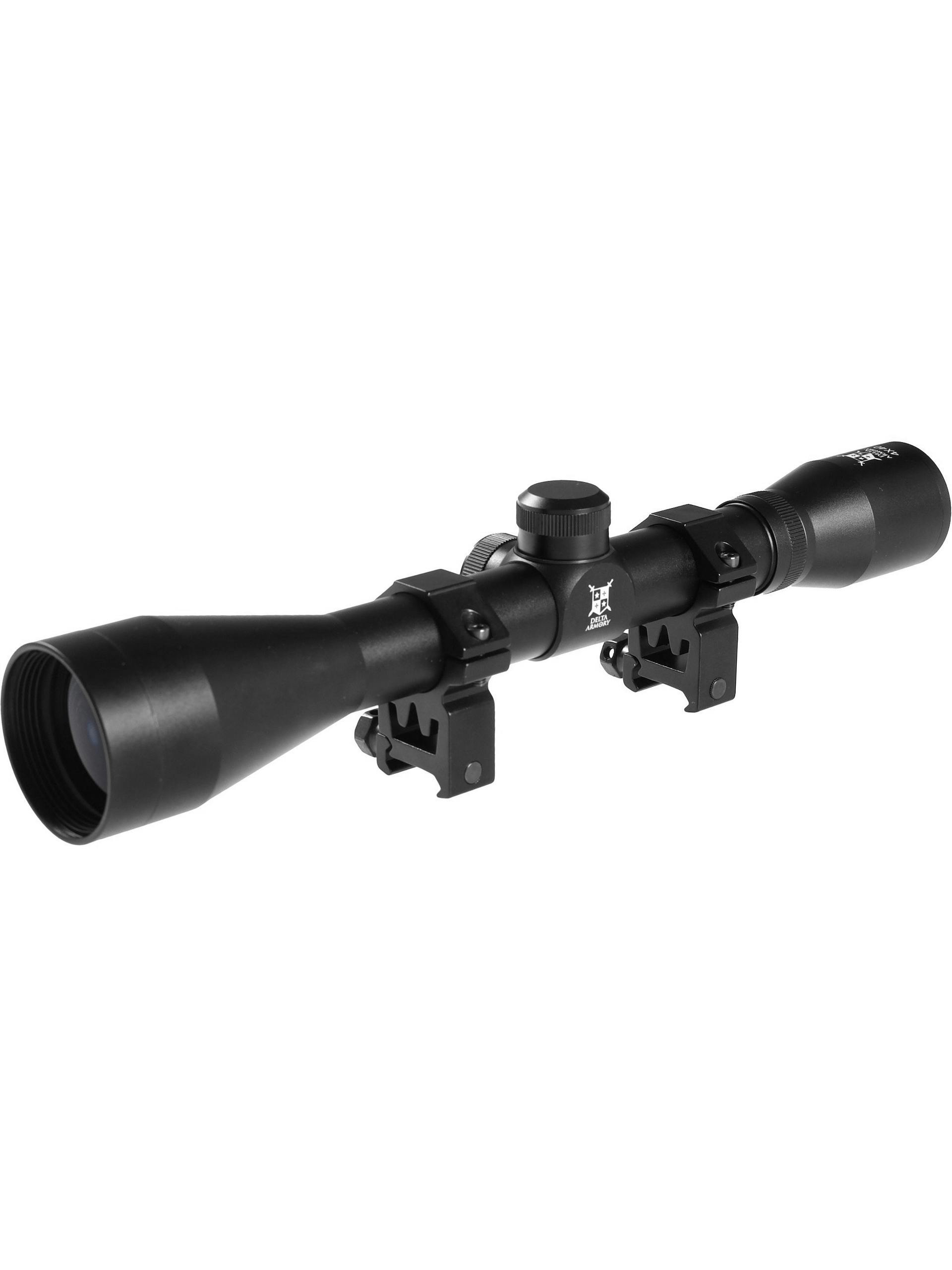 Delta Armory 4x40 Rifle Scope w/Scope Rings