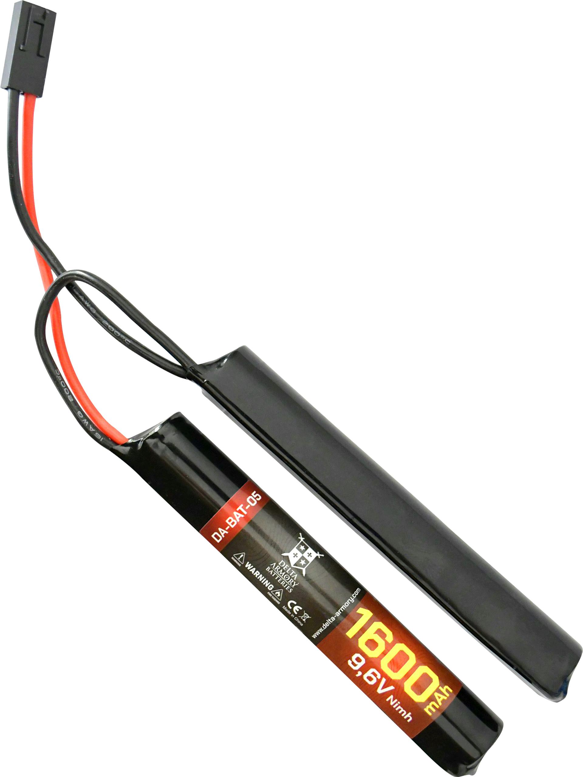 Delta Armory 9.6V 1600mAh NiMH Crane Stock Battery (Mini Tamiya)