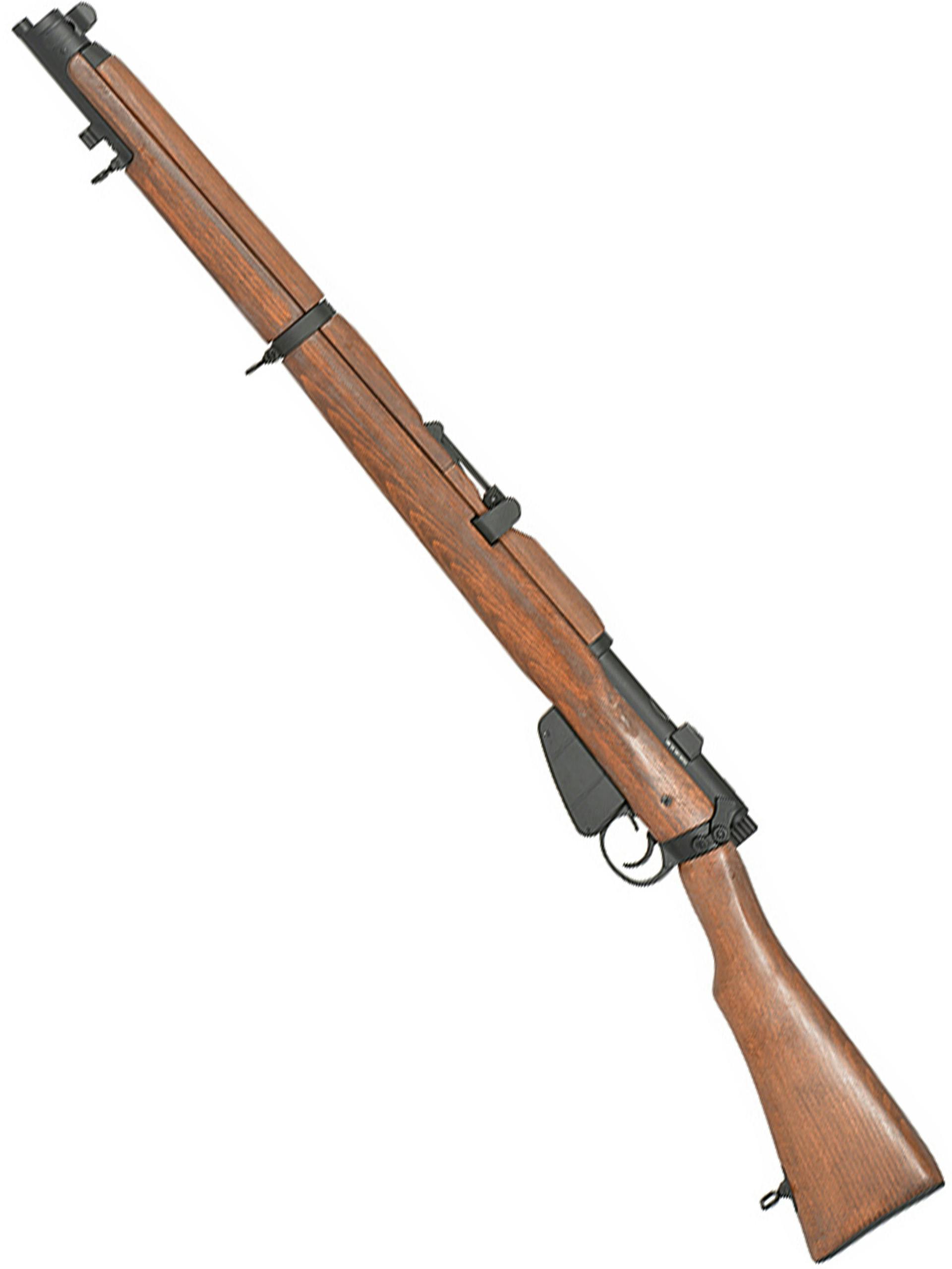 Double Bell Lee-Enfield No.1 MK.III S.M.L.E Bolt Action Sniper Rifle; Shell Ejecting