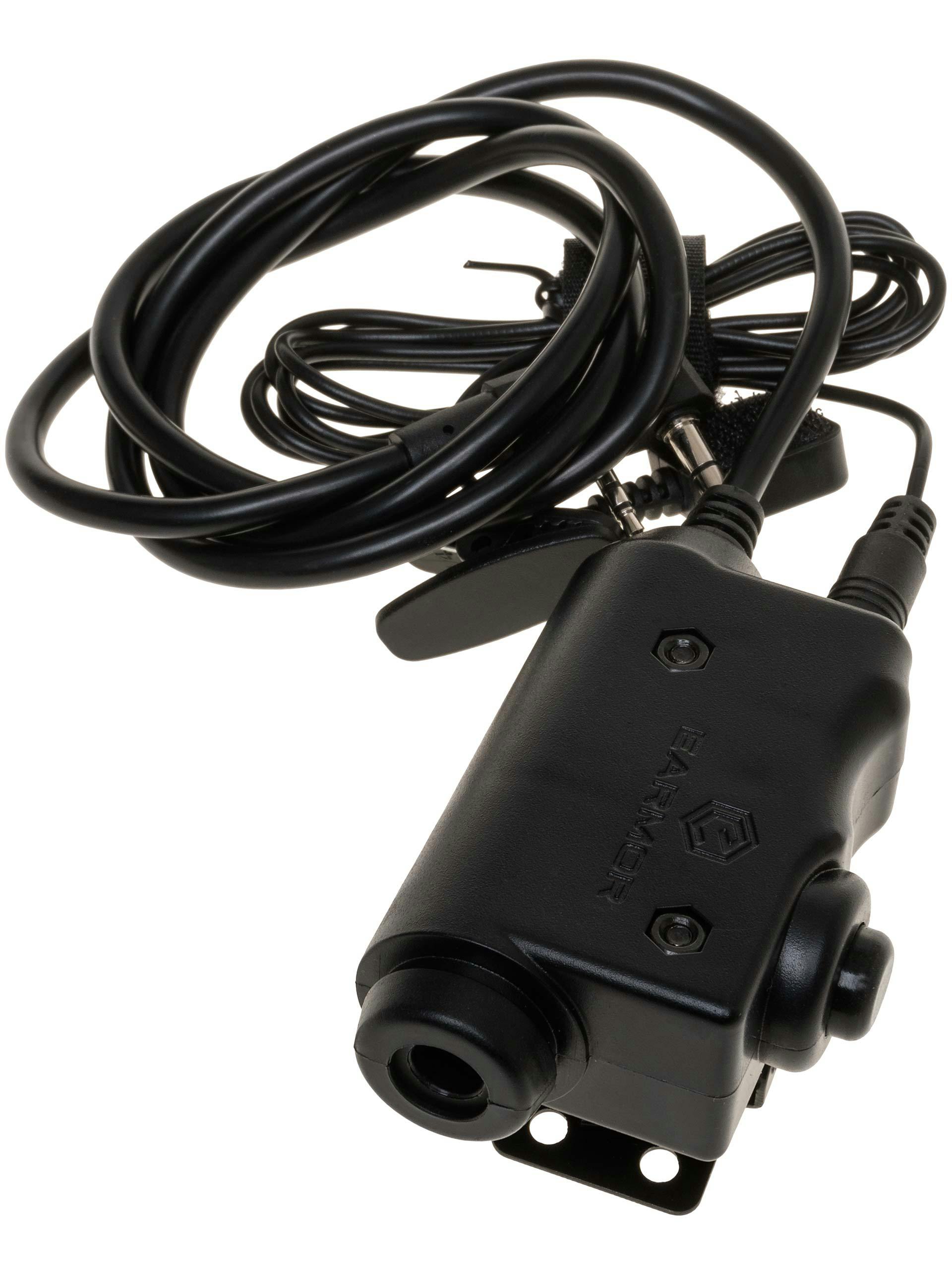 EARMOR M52 PTT with Kenwood/Baofeng Plug
